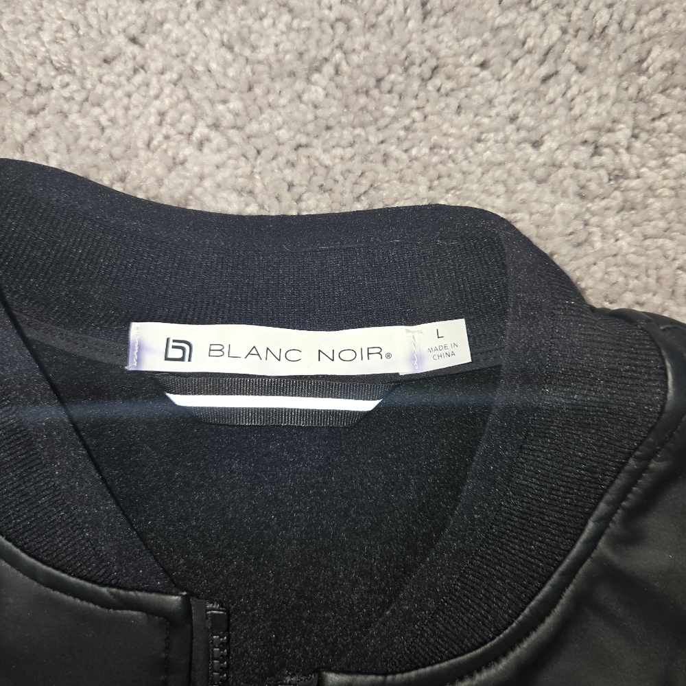 Blanc Noir Black Leather Jacket - Picture 7 of 10